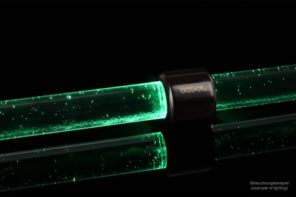 Alphacool Aurora HardTube LED Ring 13mm Deep Black - Grün