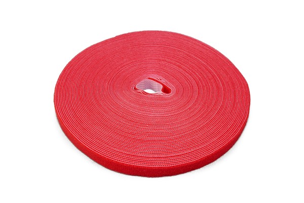 Label The Cable Klettbandrolle Dual LTC ROLL STRAP, rot 25m (2500cm)