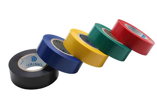 InLine® Isolierband, 5er Pack, div. Farben, 18mm, 10m