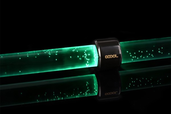 Alphacool Aurora HardTube LED Ring 16mm Deep Black - Grün