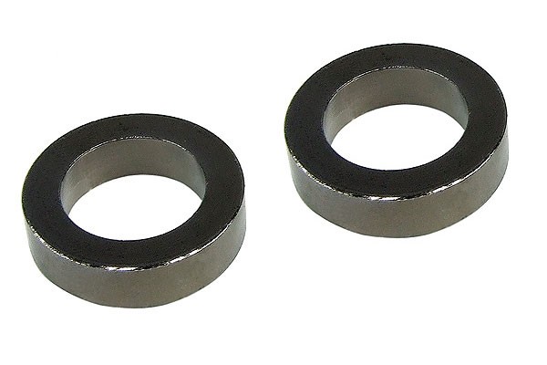 Distanzringe Messing (2 Stück x 5mm) - black nickel
