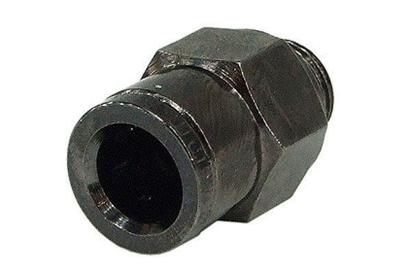 8mm G1/8 Steckanschluss - komplett black nickel