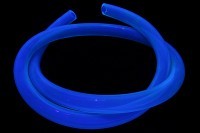 Masterkleer Schlauch PVC 16/10mm (3/8"ID) UV-aktiv Blue/Clear