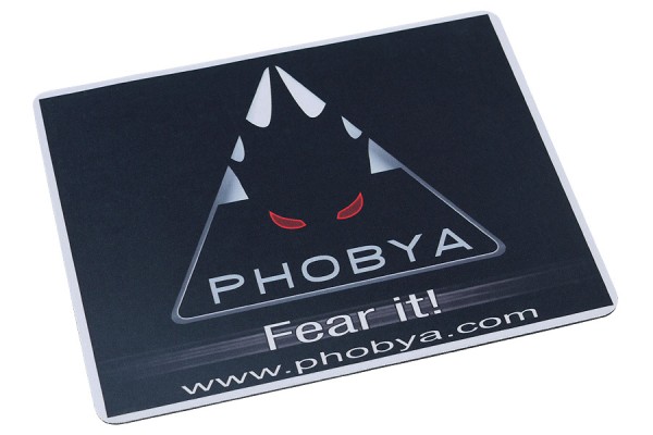 Phobya Mousepad Black - 20x25cm